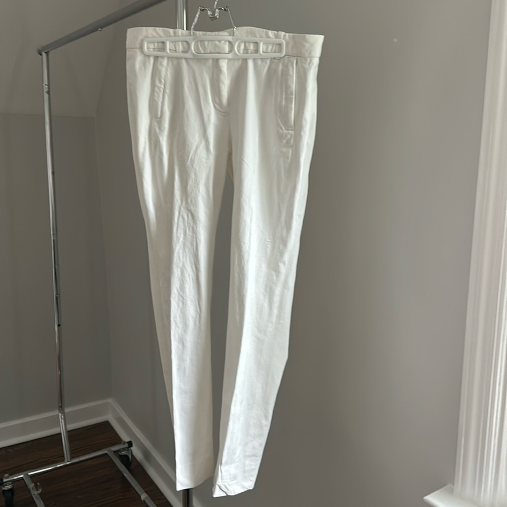 J. Crew white pants size 6